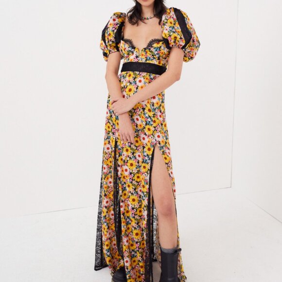 NWT Syliva Maxi Dress by For Love and Lemons - Picture 1 of 5